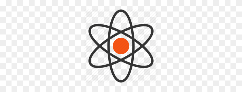 260x260 Nuclear Atom Symbol Clipart - Atomic Bomb Clipart