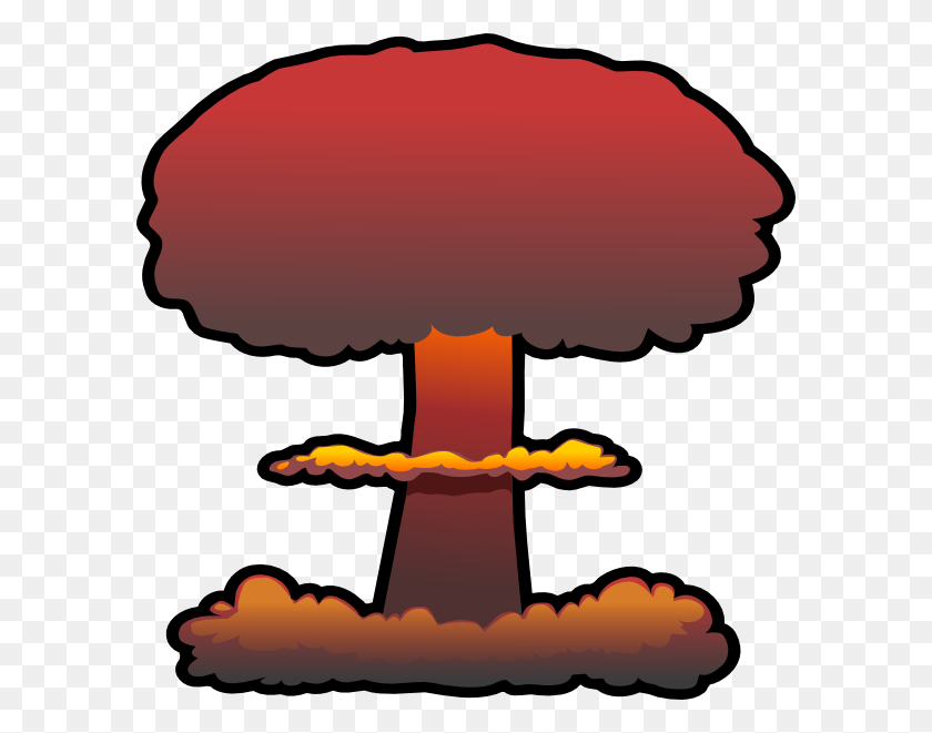594x601 Nuclear Blast Clip Art - Blast Clipart