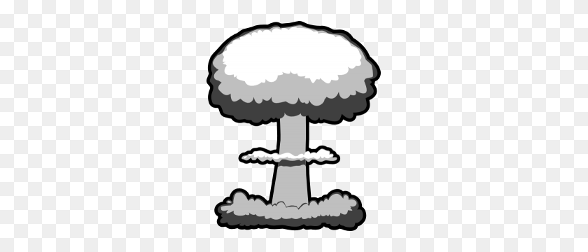 249x300 Ядерная Бомба Атомная Бомба Черно-Белый Клипарт - Атом Черно-Белый Клипарт