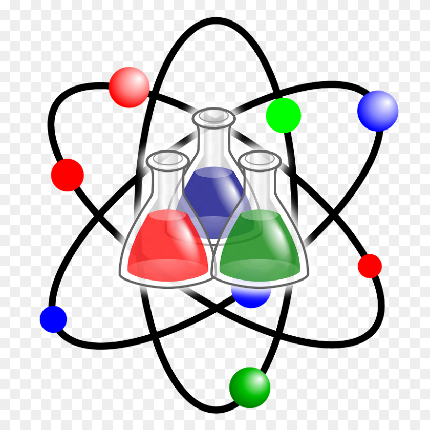 800x800 Nuclear Clipart Laboratory - Hydrogen Clipart