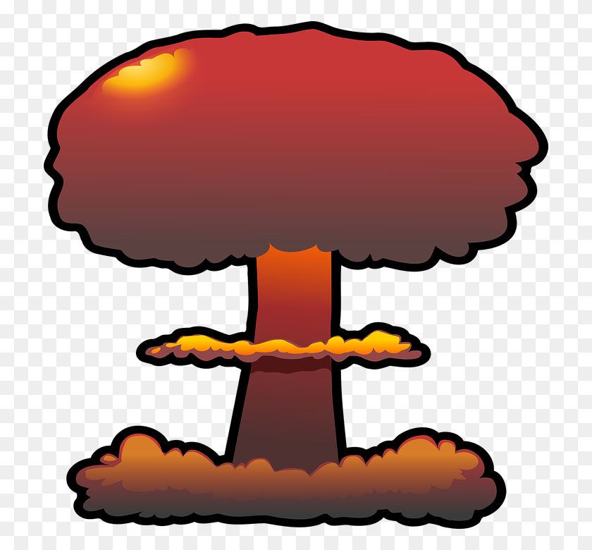 716x720 Nuclear Explosion Png - Blast PNG