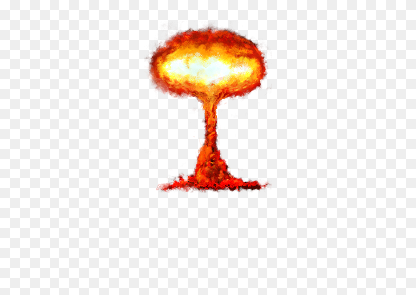 258x535 Nuclear Explosion Png - Fire Blast PNG