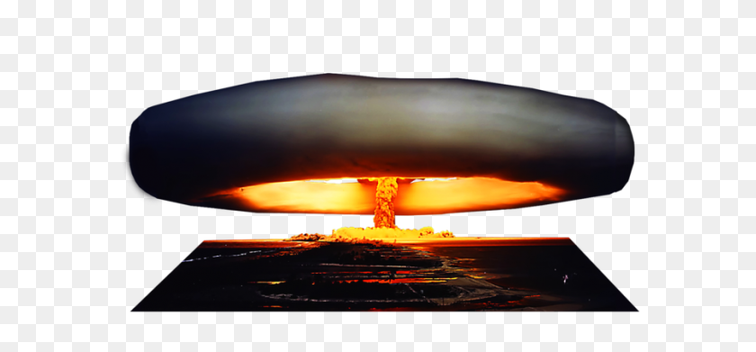 900x383 Explosión Nuclear Png