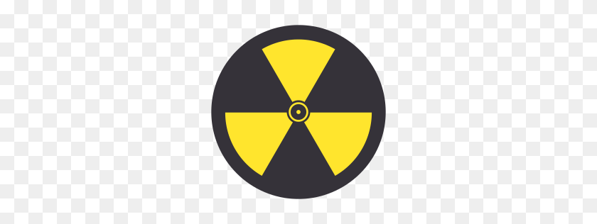 256x256 Nuclear Icon Myiconfinder - Radioactive PNG