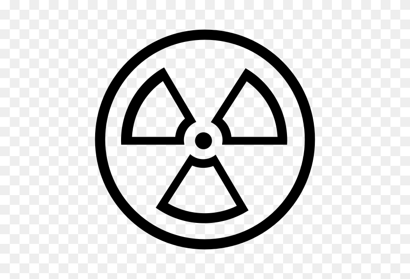 512x512 Nuclear Icon With Png And Vector Format For Free Unlimited - Nuclear Symbol PNG
