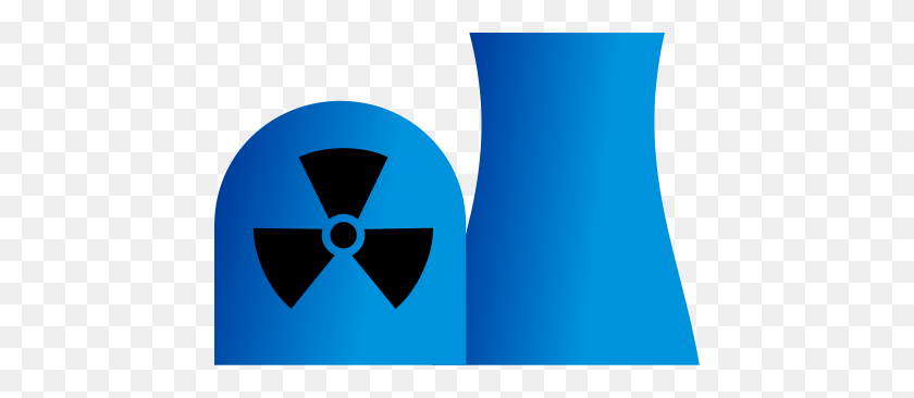 446x306 Nuclear Power Plant Blue - Nuclear Power Plant Clipart