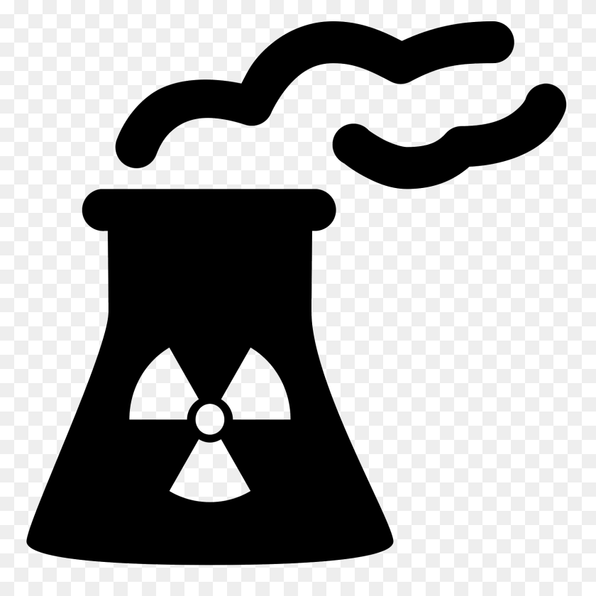 1600x1600 Nuclear Power Plant Icon - Radioactive Symbol PNG