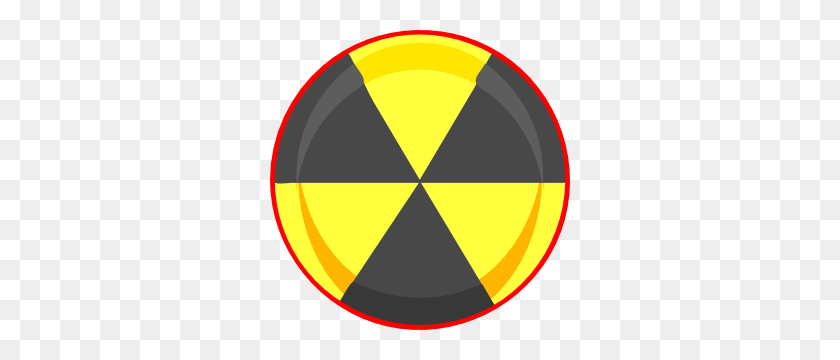 300x300 Nuclear Symbol Clip Art - Nuke Clipart