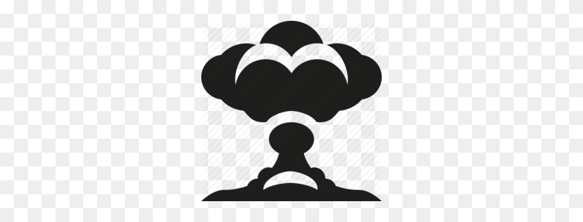 260x260 Nuclear Weapon Clipart - Mushroom Cloud Clipart