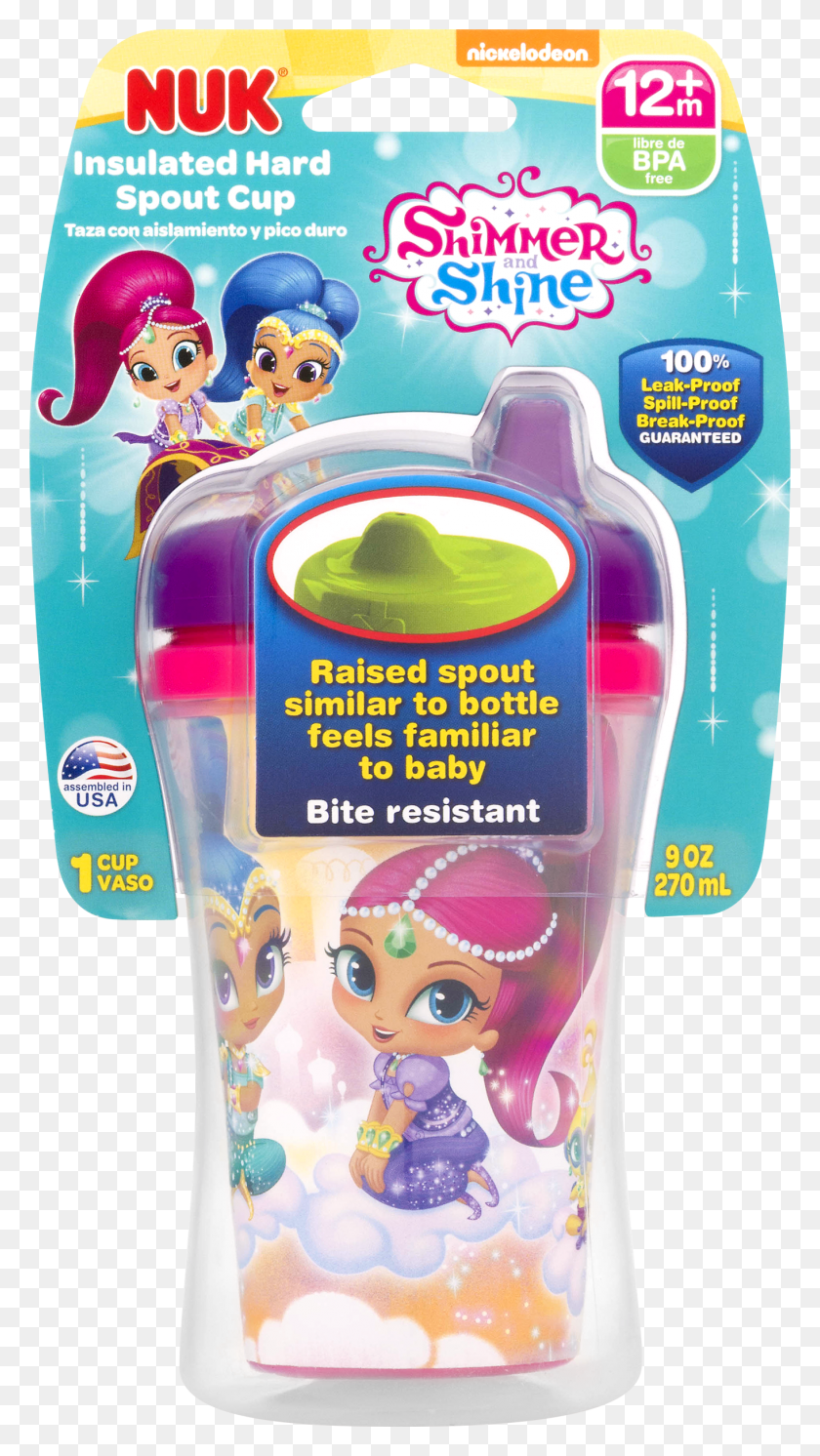 1361x2500 Nuk Nickelodeon Shimmer And Shine Cup - Shimmer Y Shine Imágenes Png