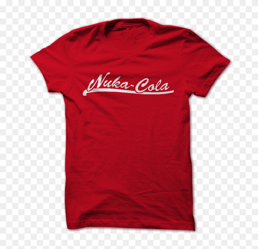 750x750 Camiseta De Media Manga De Nuka Cola Fallout Para Hombres Y Mujeres - Nuka Cola Png
