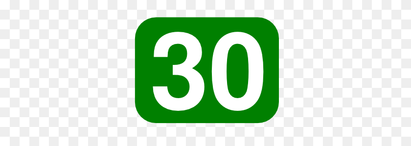 300x239 Number Clipart Thirty - Speed Limit Clipart