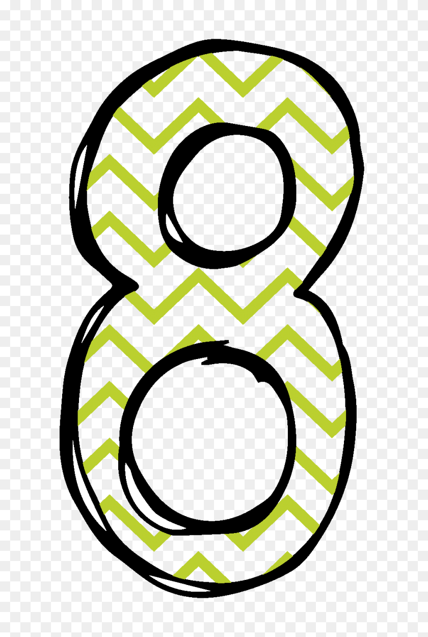 942x1436 Number Eight Clip Art - Eight Clipart