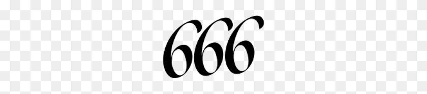 200x125 Number Meaning - 666 PNG