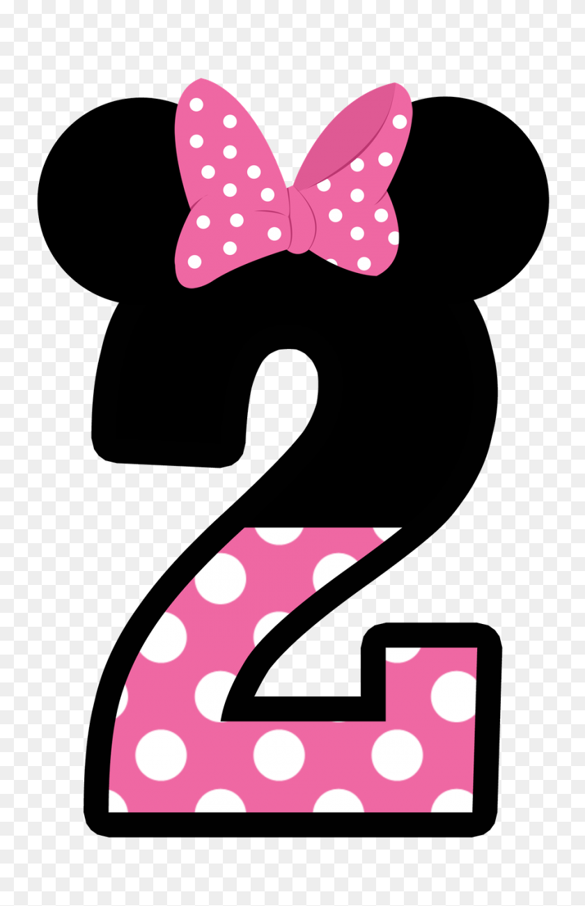 900x1433 Numbers Clipart Minnie Mouse - Numbers Clipart