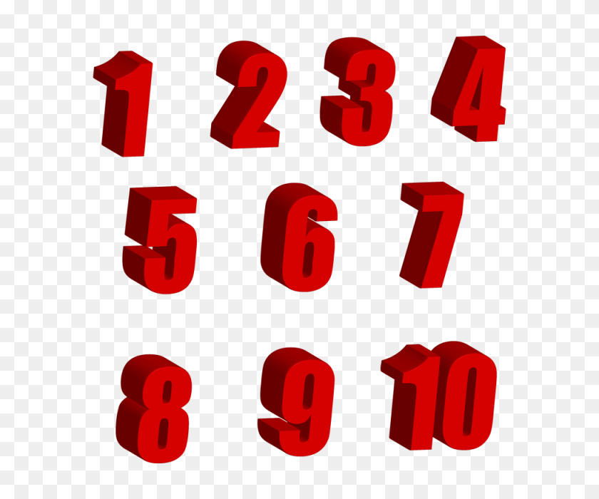 640x640 Цифры Для Ранжирования, Числа, Ранжирование, Ранжирование Png - Numeros Png