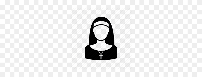 260x260 Nun Clipart - Catholic Priest Clipart