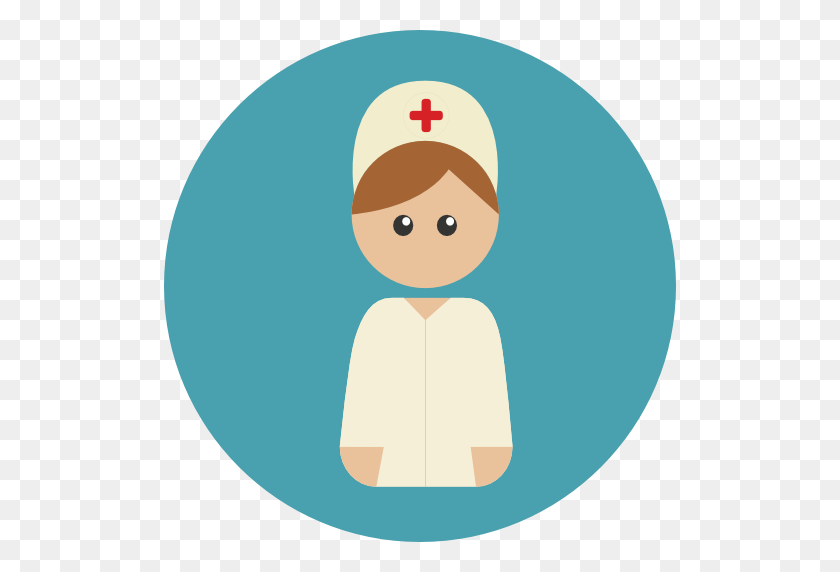 512x512 Enfermera - Icono De Enfermera Png