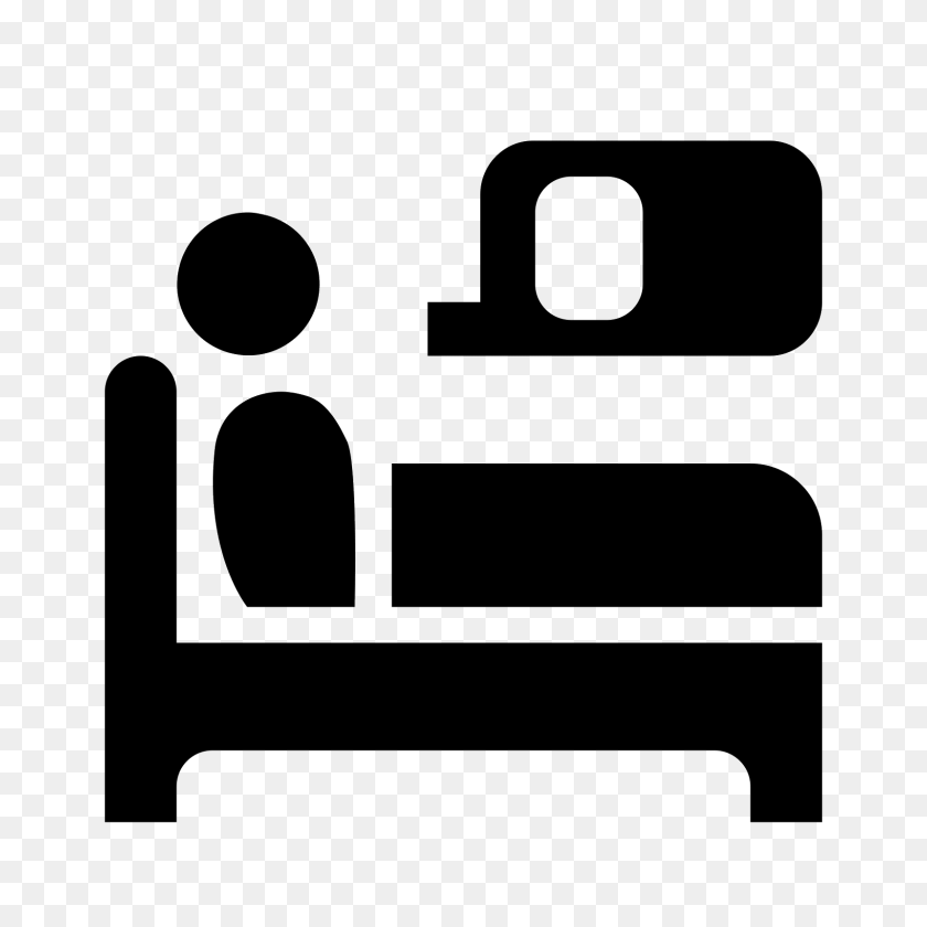 1600x1600 Nurse Call Icon - Person Sitting Back PNG