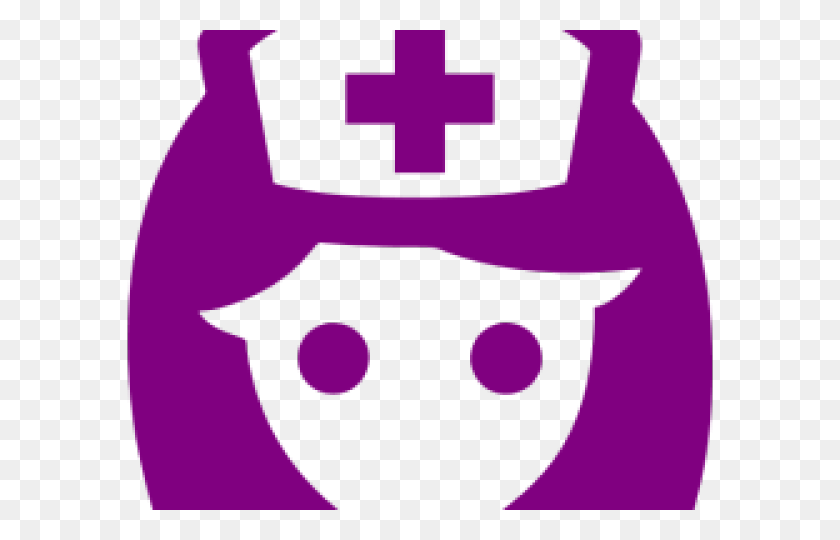 640x480 Nurse Clipart Purple - Nurse Clipart
