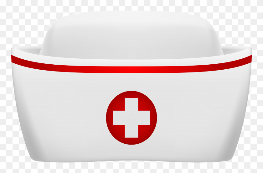 8000x5073 Nurse Hat Png Clip Art - Podium Clipart