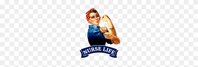 190x228 Nurse Life Rosie The Riveter Nursing Rn - Rosie The Riveter PNG