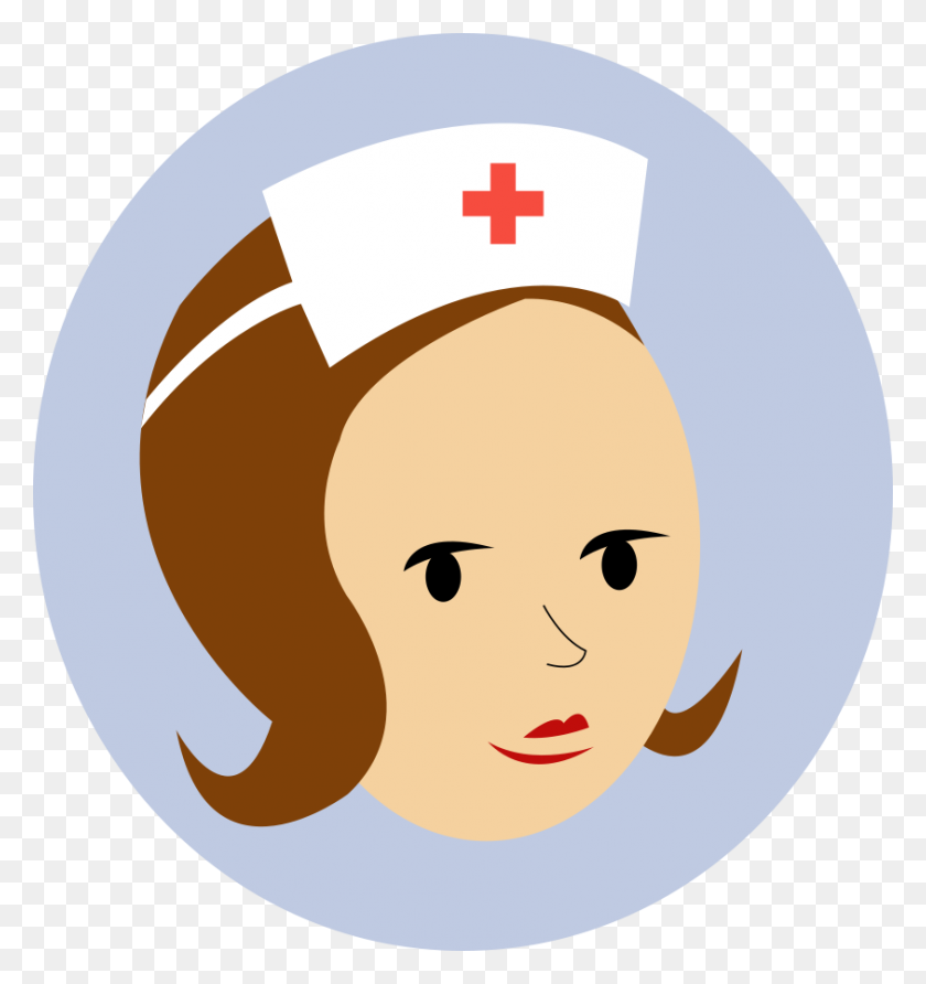 843x900 Enfermera Enfermera Clipart