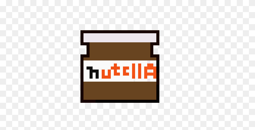 410x370 Nutella Pixel Art Maker - Nutella Png