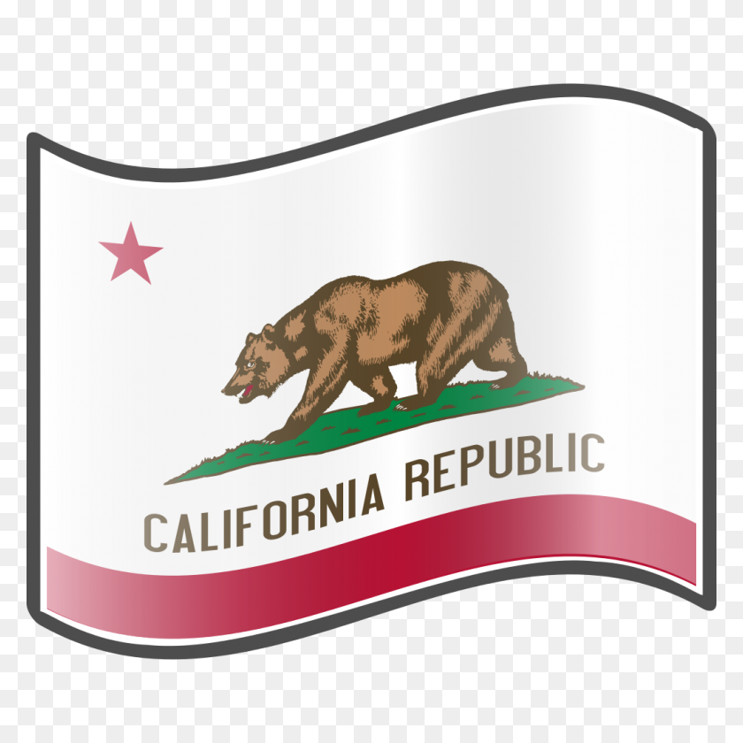 1024x1024 Флаг Нувола Калифорния - Флаг Калифорнии Png