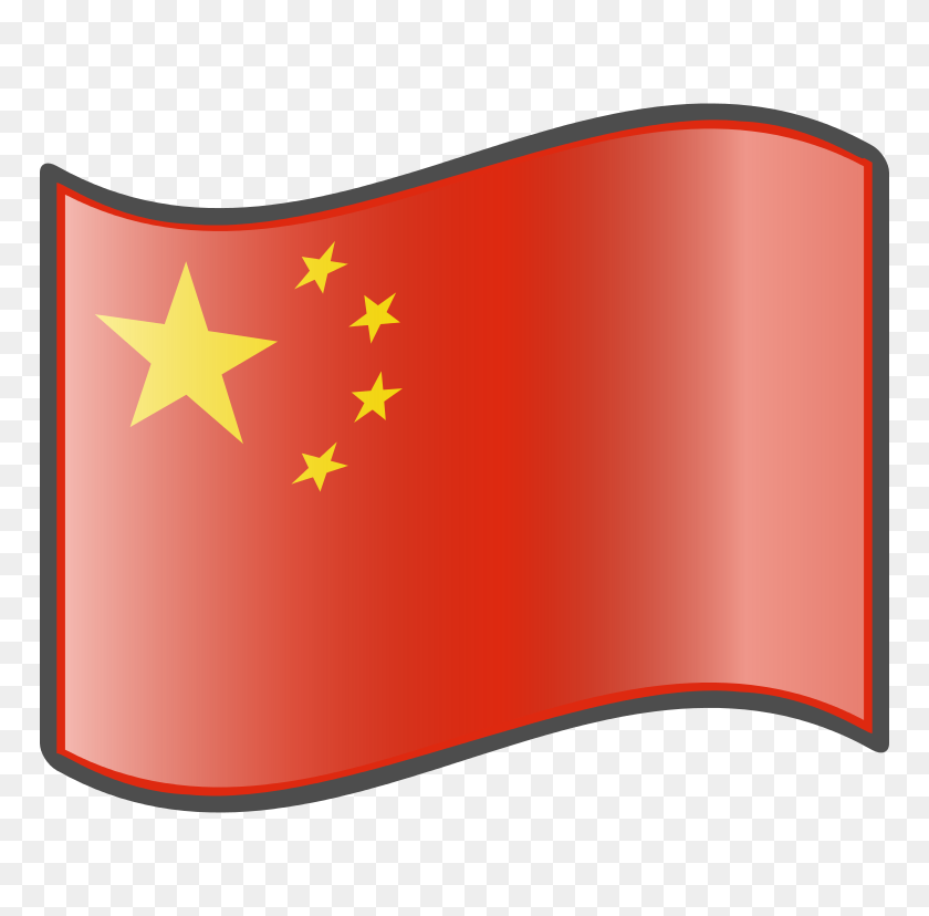 768x768 Флаг Китая Нувола - Китайский Флаг Png