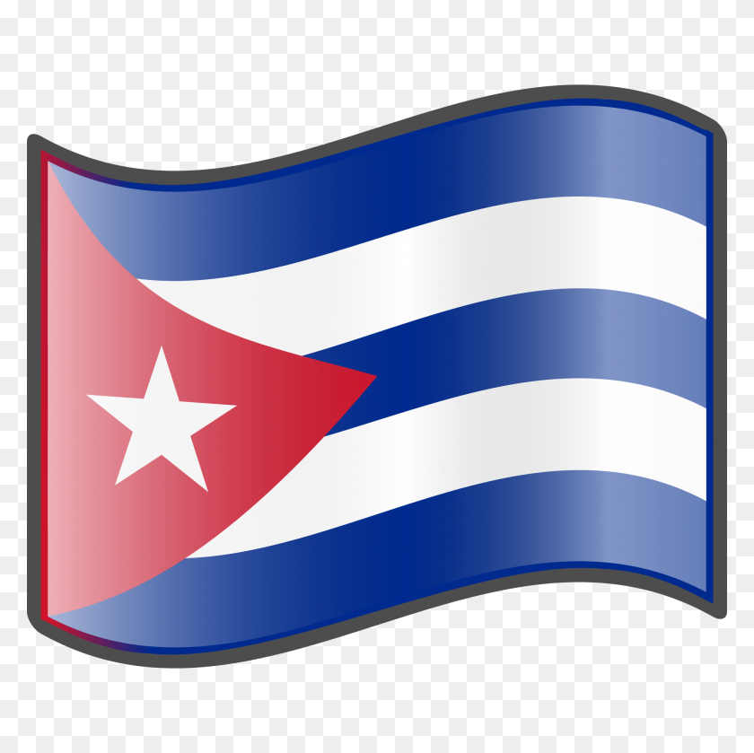 2000x2000 Nuvola Cuban Flag - Cuba Flag PNG