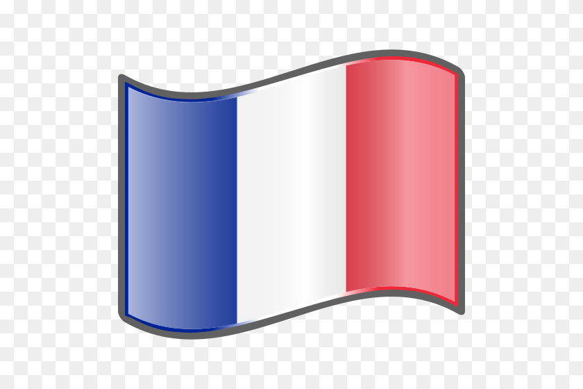 500x500 Nuvola Bandera De Francia - Bandera De Francia Png