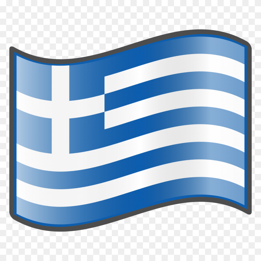 1024x1024 Греческий Флаг Нувола - Греческий Флаг Клипарт
