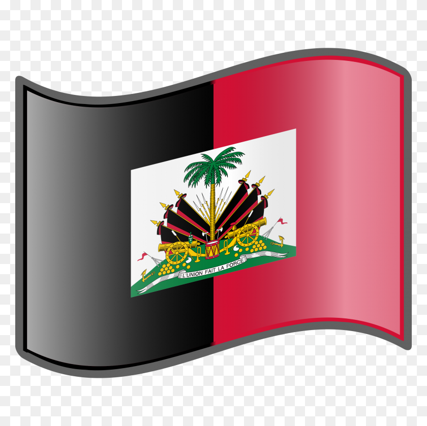 2000x2000 Nuvola Haitian Flag - Haiti Flag PNG