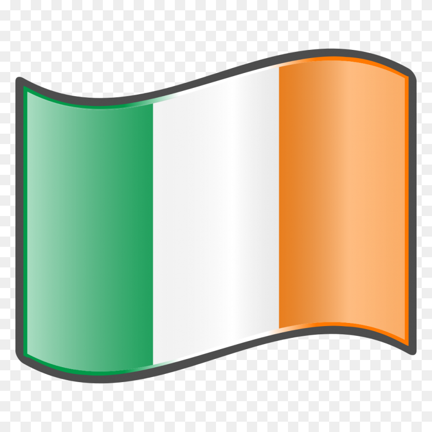 1024x1024 Nuvola Bandera Irlandesa - Bandera Irlandesa Png