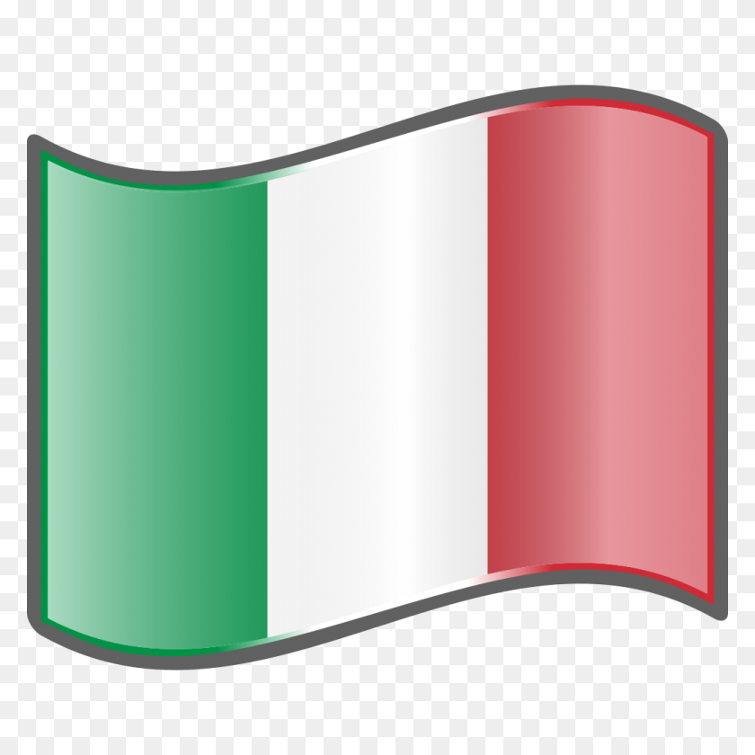 1024x1024 Nuvola Bandera De Italia - Bandera De Italia Png