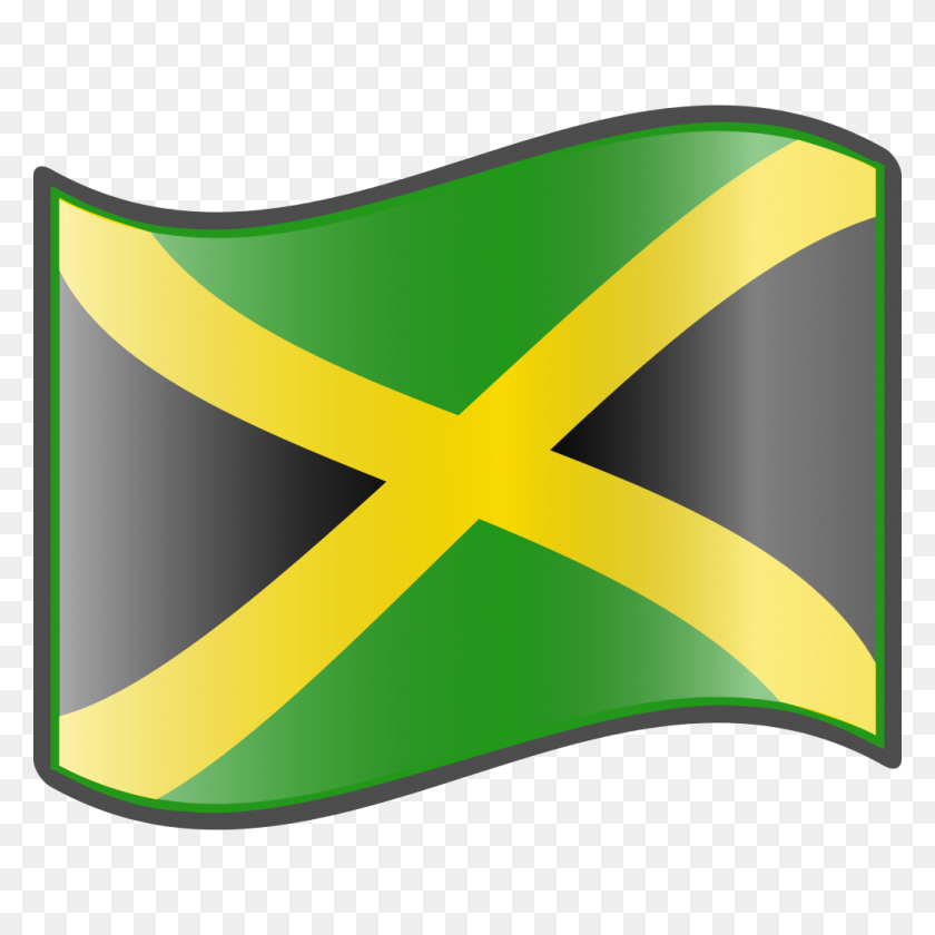 1024x1024 Nuvola Bandera De Jamaica - Bandera De Jamaica Png