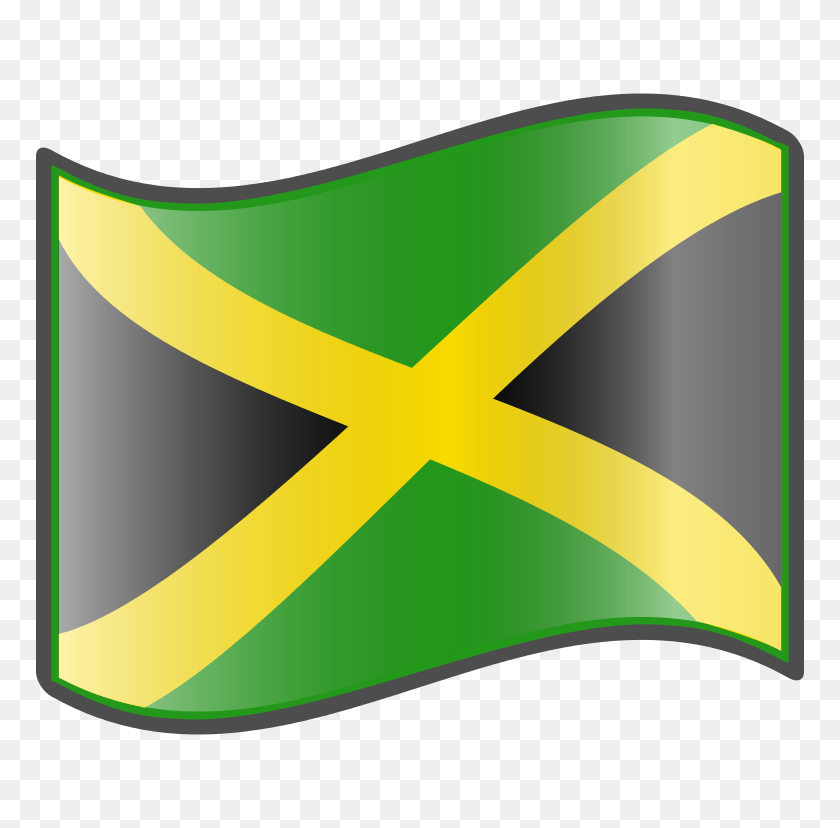 768x768 Nuvola Bandera De Jamaica - Jamaica Png