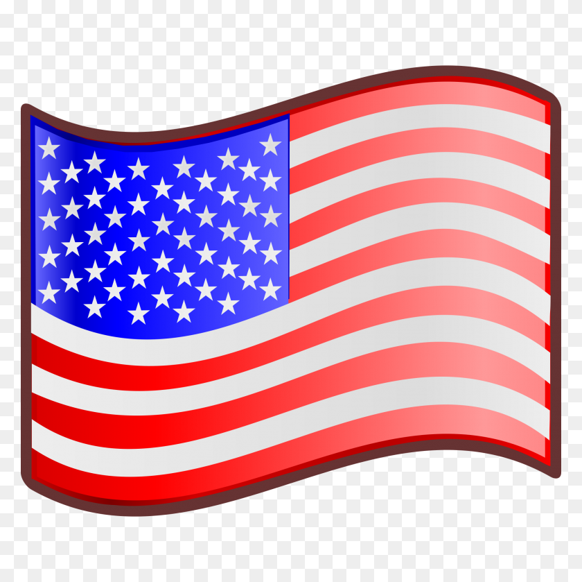 2000x2000 Bandera De Estados Unidos Nuvola - Bandera Americana En El Poste Png