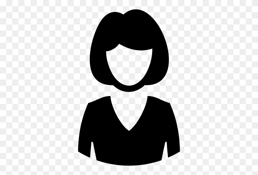 512x512 Nvren, Woman Icon With Png And Vector Format For Free Unlimited - Woman Face PNG