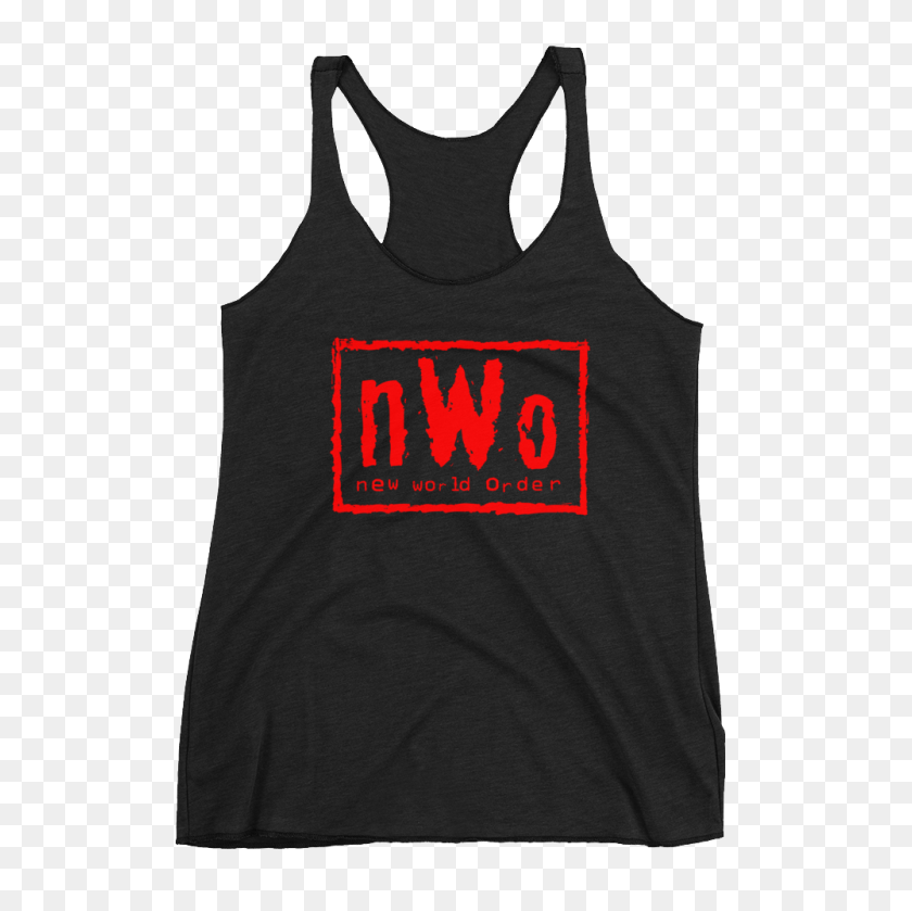 1000x1000 Camiseta Sin Mangas Con Espalda Nadadora Nwo Wolfpac Para Mujer - Nwo Png