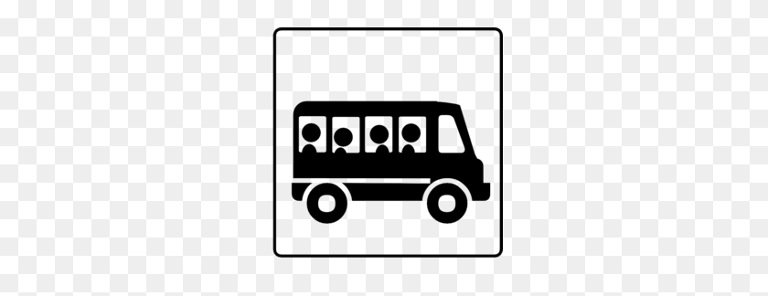 260x264 Ny Transit Bus Clipart - Bus Clipart Black And White