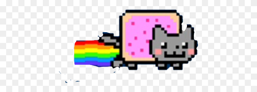 455x240 Nyan Cat Clipart Neyon - Imágenes Prediseñadas De Cine