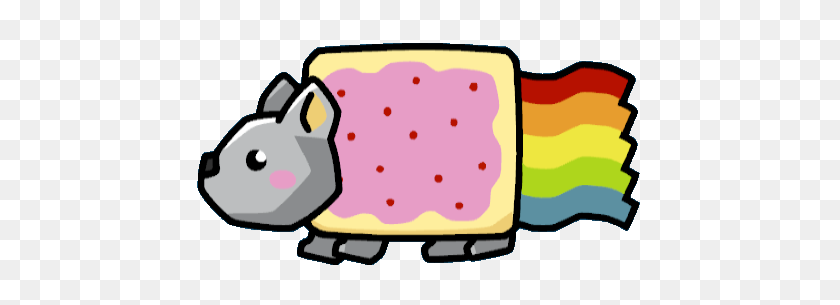 498x245 Nyan Cat Clipart Fondo Transparente - Gato Clipart Fondo Transparente