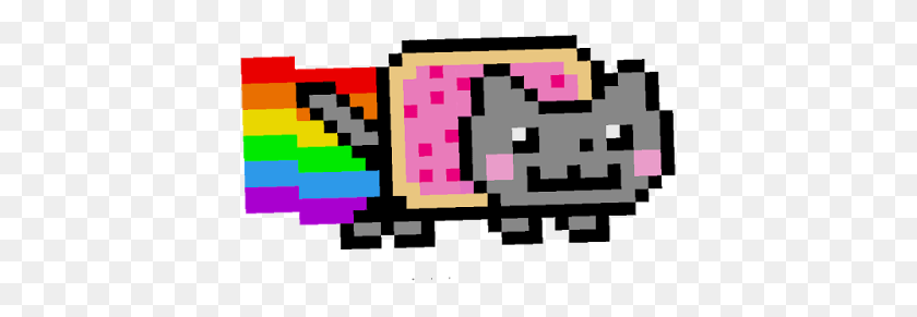 400x231 Nyan Cat Large Transparent Png - Nyan Cat PNG