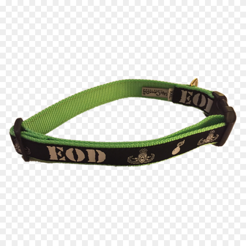 835x835 Nylon Eod Dog Collar With Badge - Dog Collar PNG
