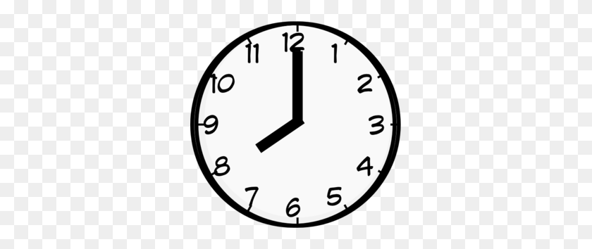 299x294 O Clock Clipart Clipart - Reloj De Cuco Clipart