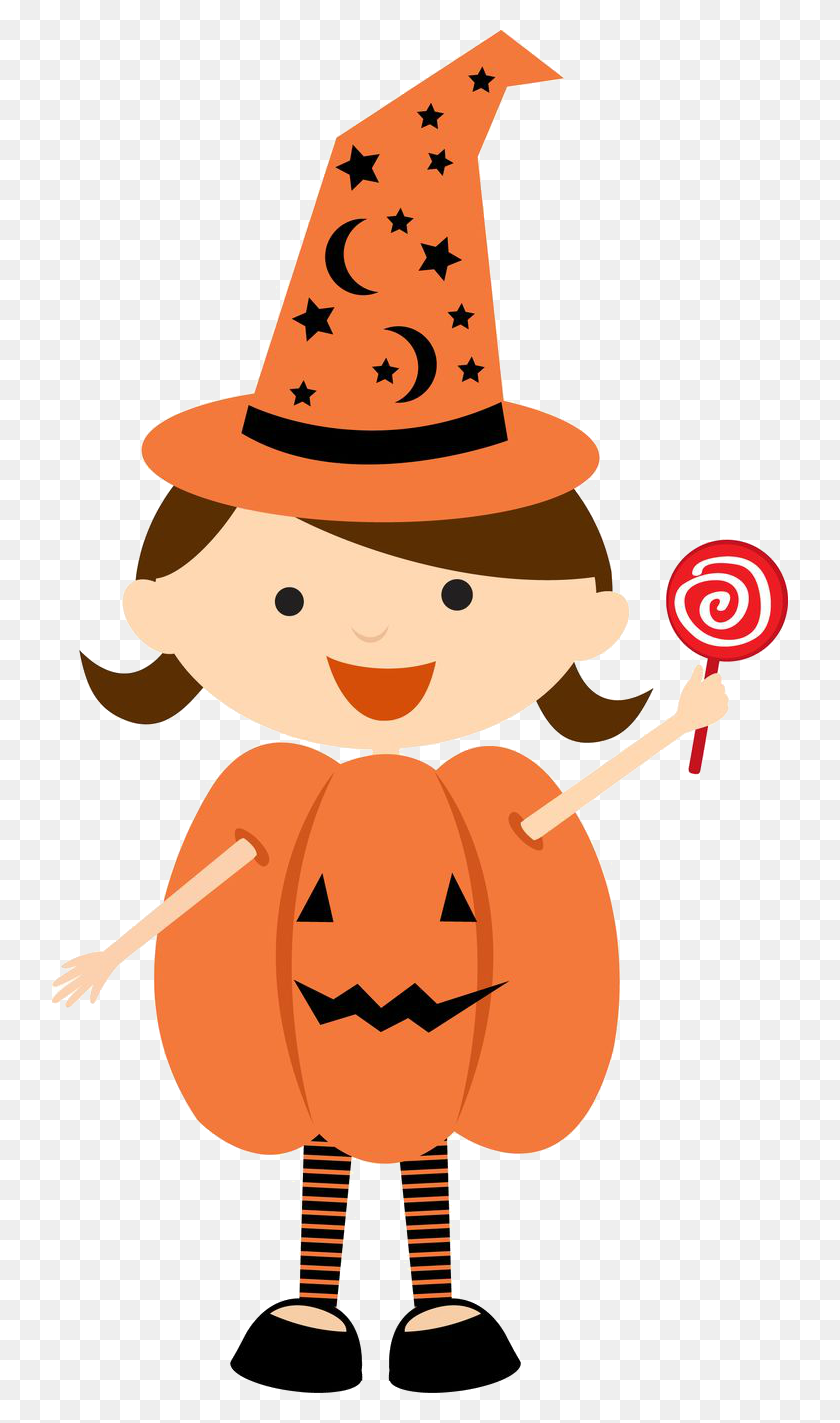 736x1363 O Halloween Halloween Clipart - Baby Doll Clipart