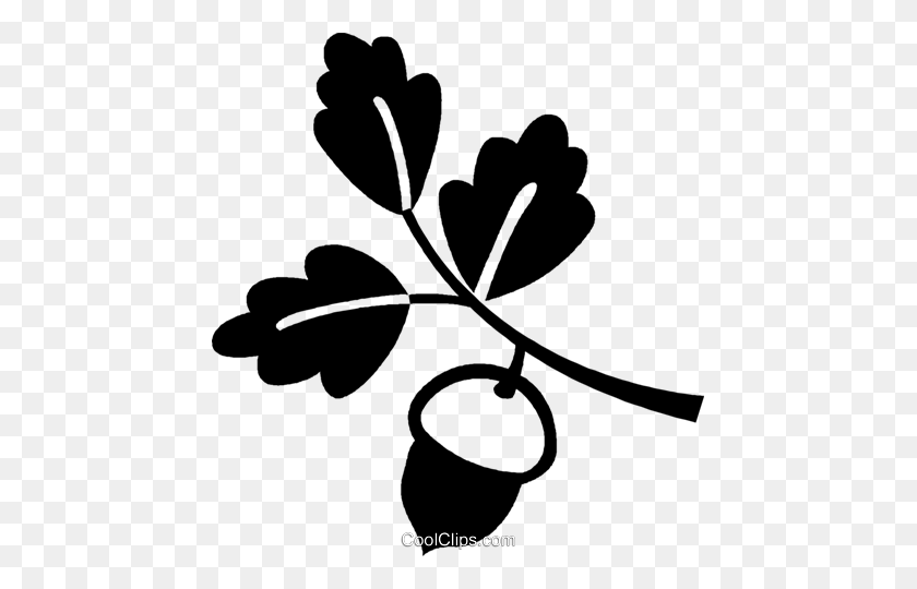 451x480 Oak Leaf Clipart Free Clipart - Oak Leaf Clipart Black And White