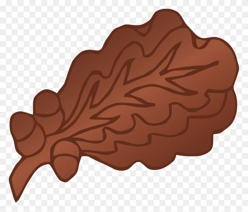 1207x1024 Oak Leaf Cluster, Bronze - Oak Leaf Clip Art